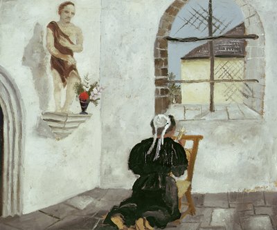 Breton Woman at Prayer by Christopher Wood
